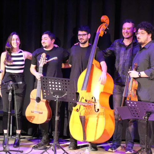 Presentación en vivo de Guillermina Pascua Quinteto en el Teatro de Castelli