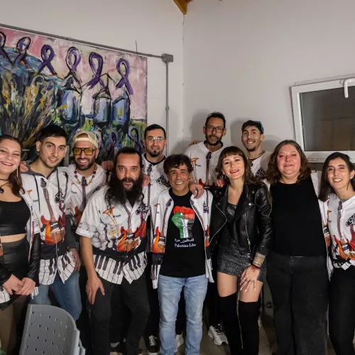 Orquesta Completa - antes de la presentacion en el Centro Cultural La Estacion - Tres Arroyos