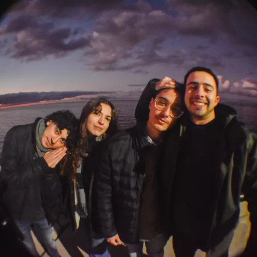 Sesión de fotos para el próximo álbum de Lacio Internacional.