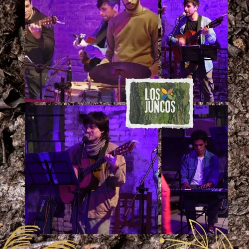 Collage de nuestra fecha en la peña La Florecida