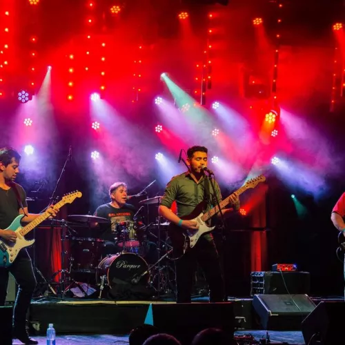 Imagen del show de la trastienda