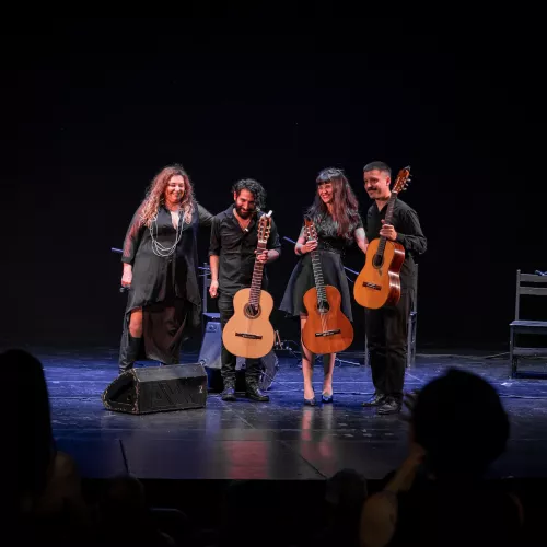 Marisa Vázquez y La Conurbana, Marisa, Alejandro, Lola y Kalén.
