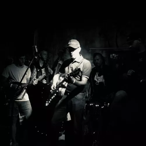 Presentación junto a otros músicos en Mar del Plata, 2023