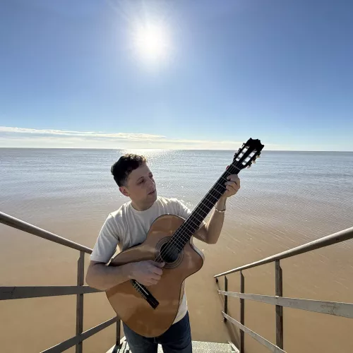 Sesión fotográfica en el Río de La Plata
