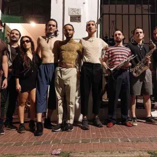 Banda completa Show en San Telmo