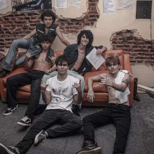 Una imagen sacada despues de nuestro primer recital en Club 23