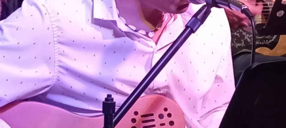 Imagen de integrante de la banda 