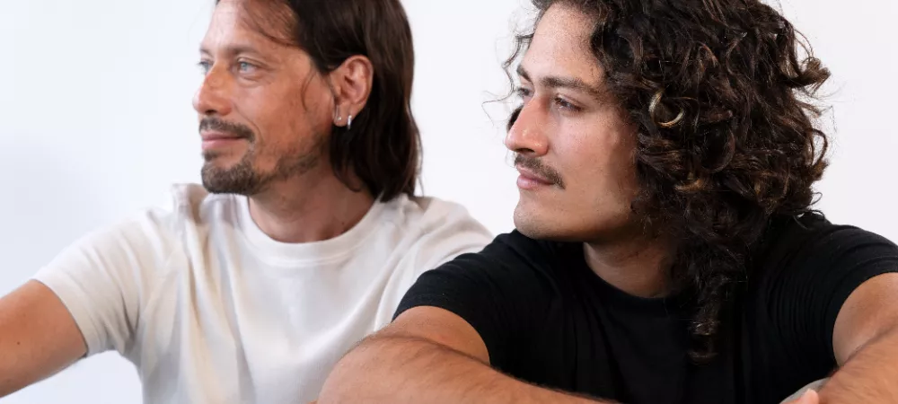 Foto de Dan y Jonás, los integrantes de Dos Calles