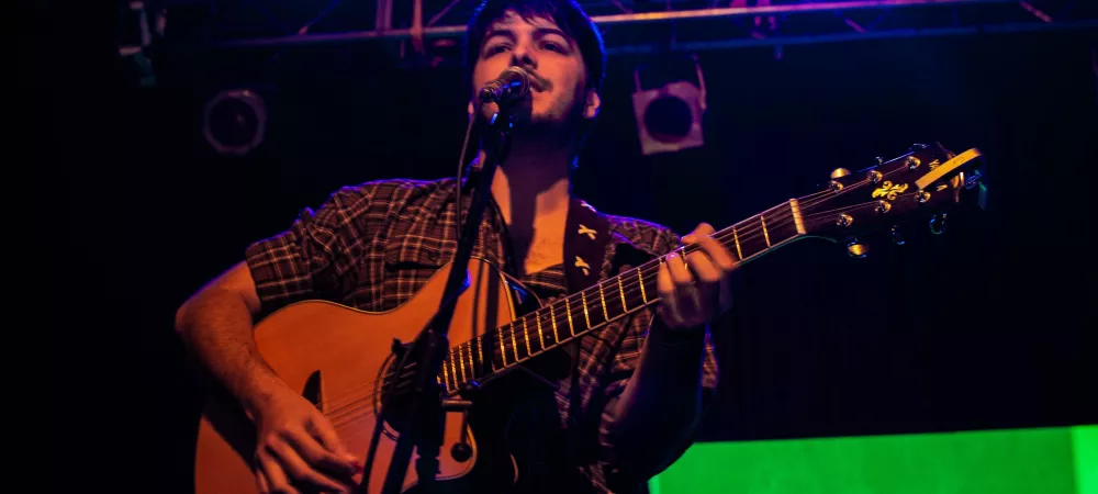 Foto de la presentación del EP "Tarde de Marzo" en distrito cultura. Junio del 2025