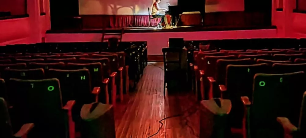 función realizada en el Teatro Italo Argentino de Cap. Sto.