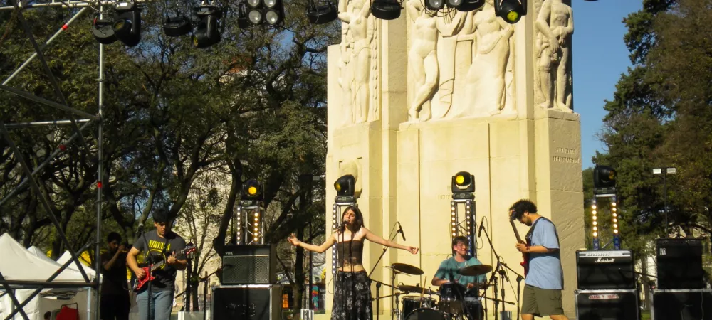 La banda en vivo