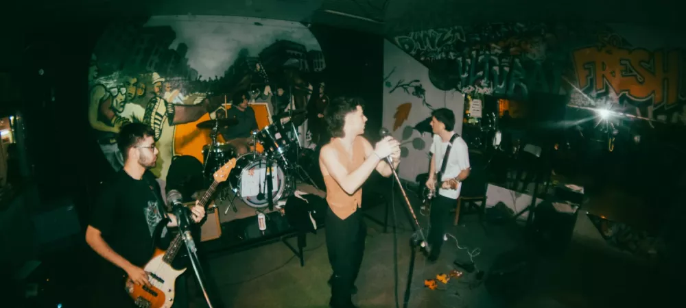 Imagen de la banda en una de sus ultimas presentaciones