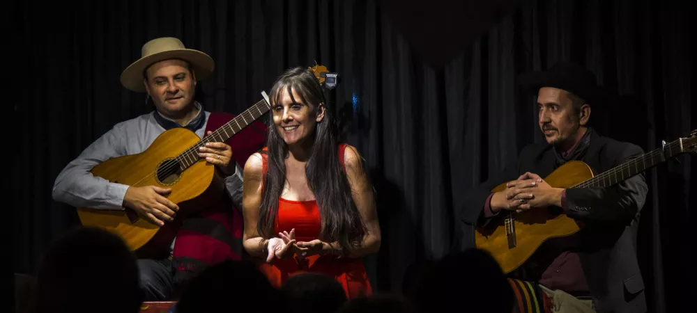 Presentación de mi primer CD con los payadores Emanuel Gabotto y David Tokar