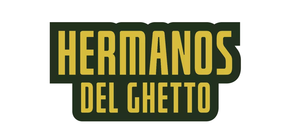 Logo Hermanos del Ghetto amarillo y verde