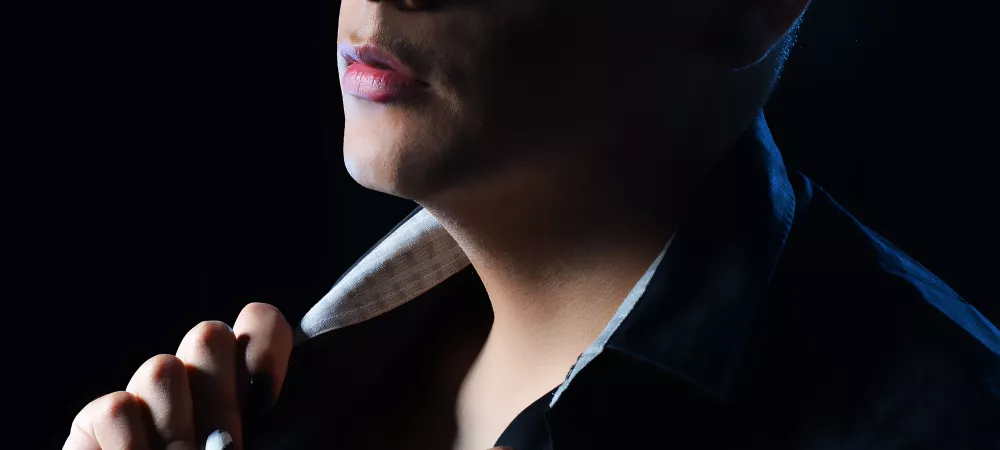 Foto modelaje primer plano