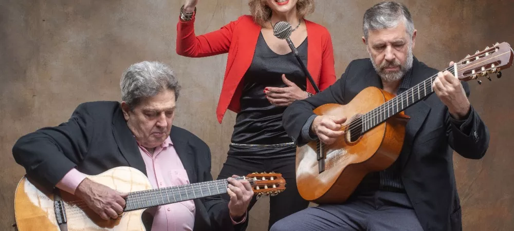 Foto tomada en estudio tocando