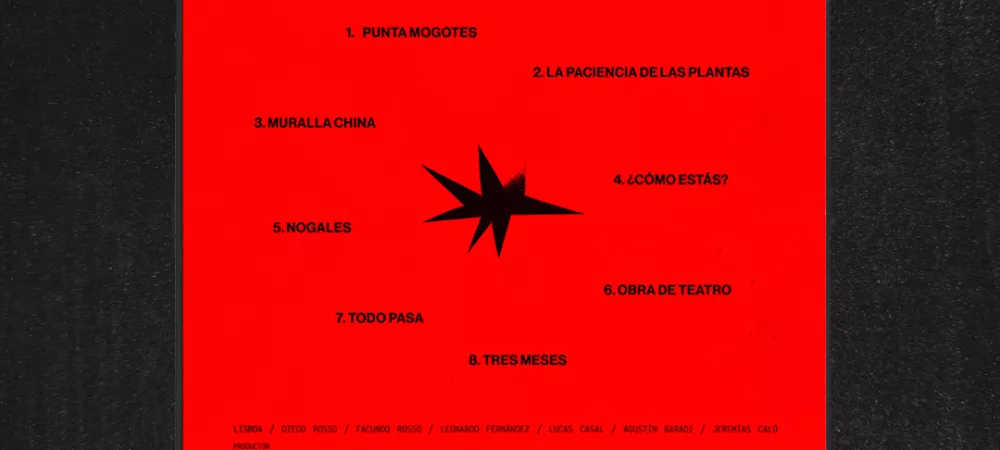Portada parte de atrás del tercer disco.