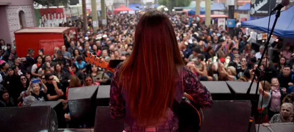 Participó en grandes festivales 