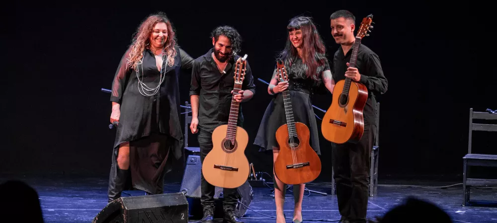 Marisa Vázquez y La Conurbana, Marisa, Alejandro, Lola y Kalén.