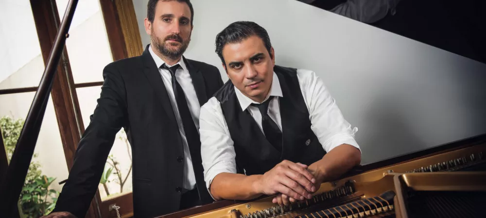 Negro Falótico y Matías Álvarez
