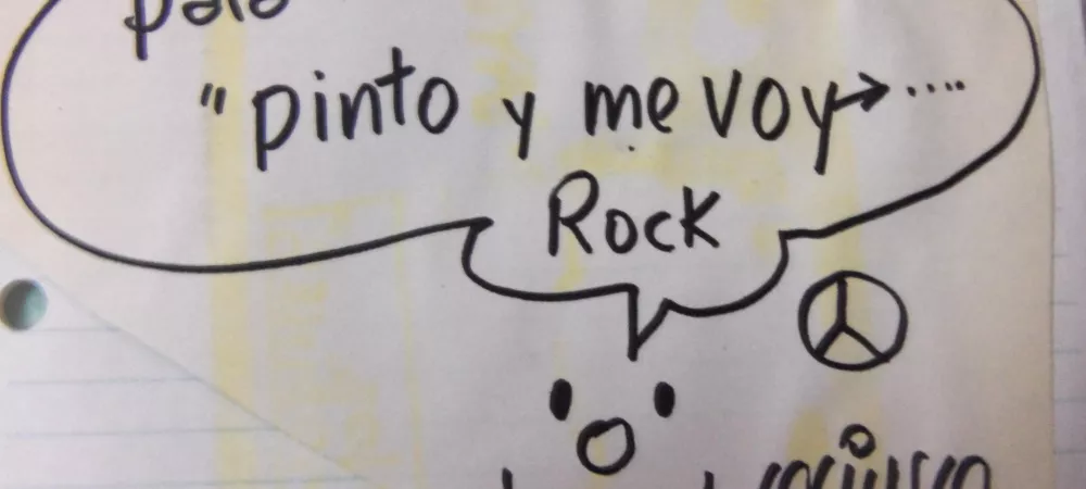 Pínto y me voy...gracias Mafalda por tu militancia por la paz