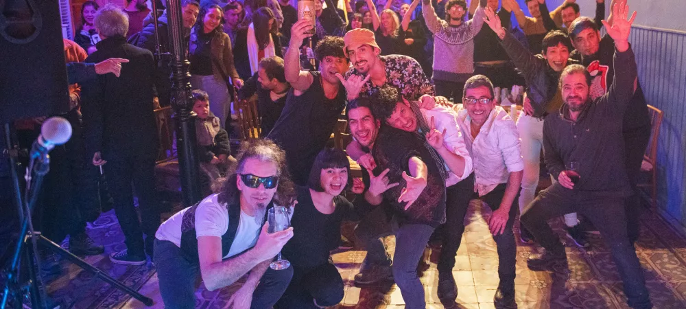Raices de limon foto grupal despues del show