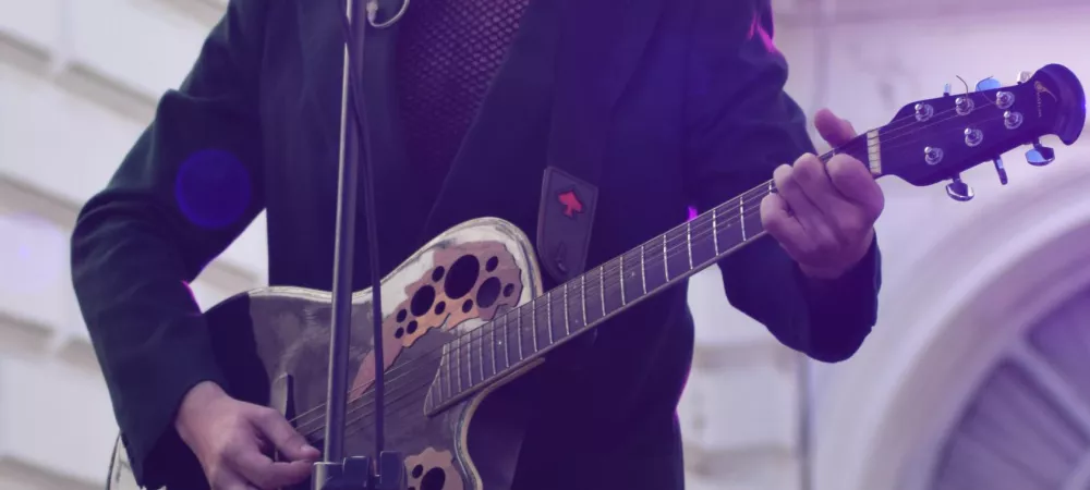 Participando de Rock en el Playón