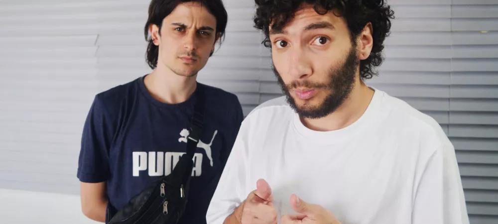 Los fundadores de Rock Nacional posando en Radio Universidad para Ariel Valeri