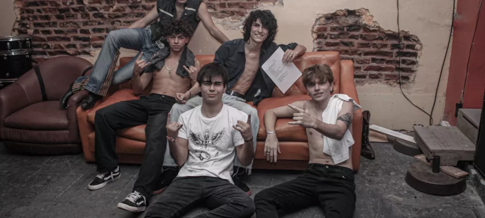 Una imagen sacada despues de nuestro primer recital en Club 23